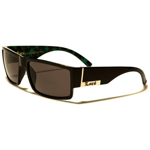 LOCS Sunglasses Inside Leaf Print